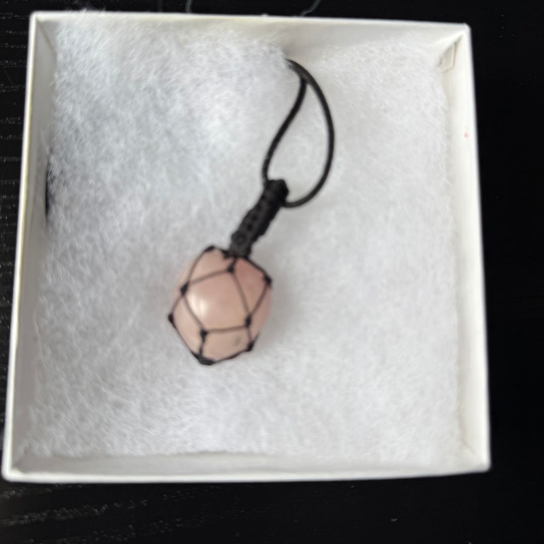 Caged Amethyst gemstone Necklace