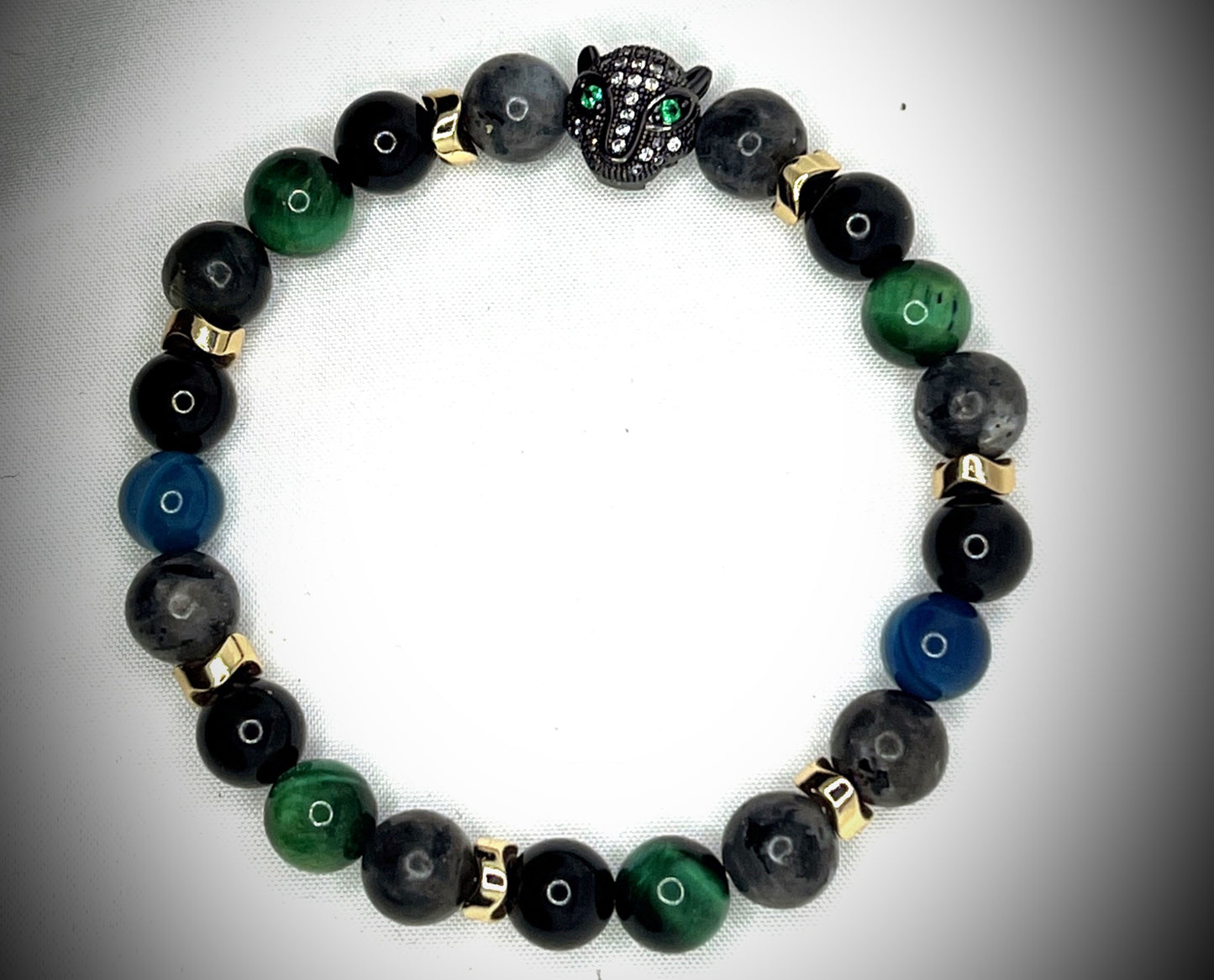 Panther face 7" Protection Bracelet image 2