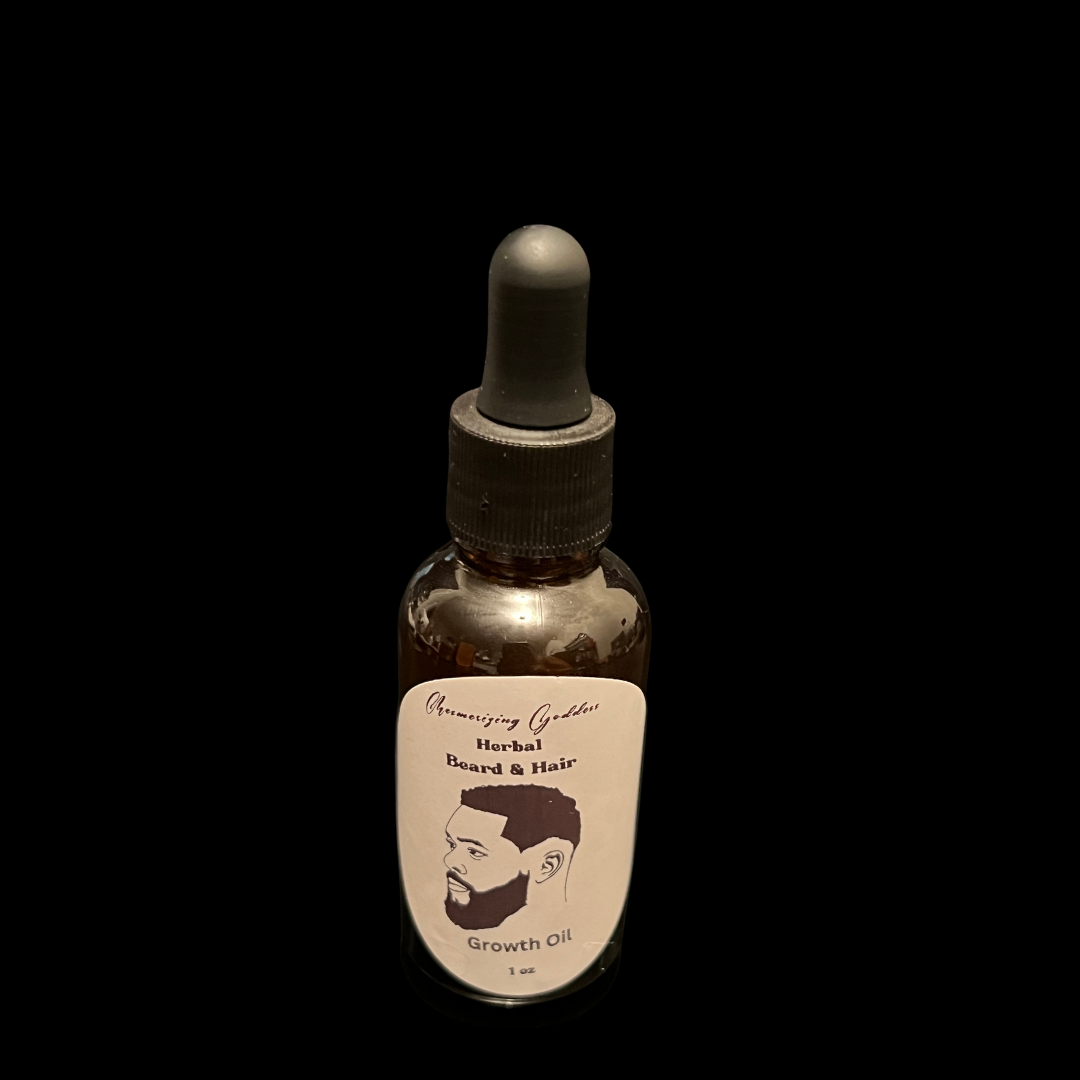 4 Oz All Natural Herbal Infused Beard & Hair Oil image 1