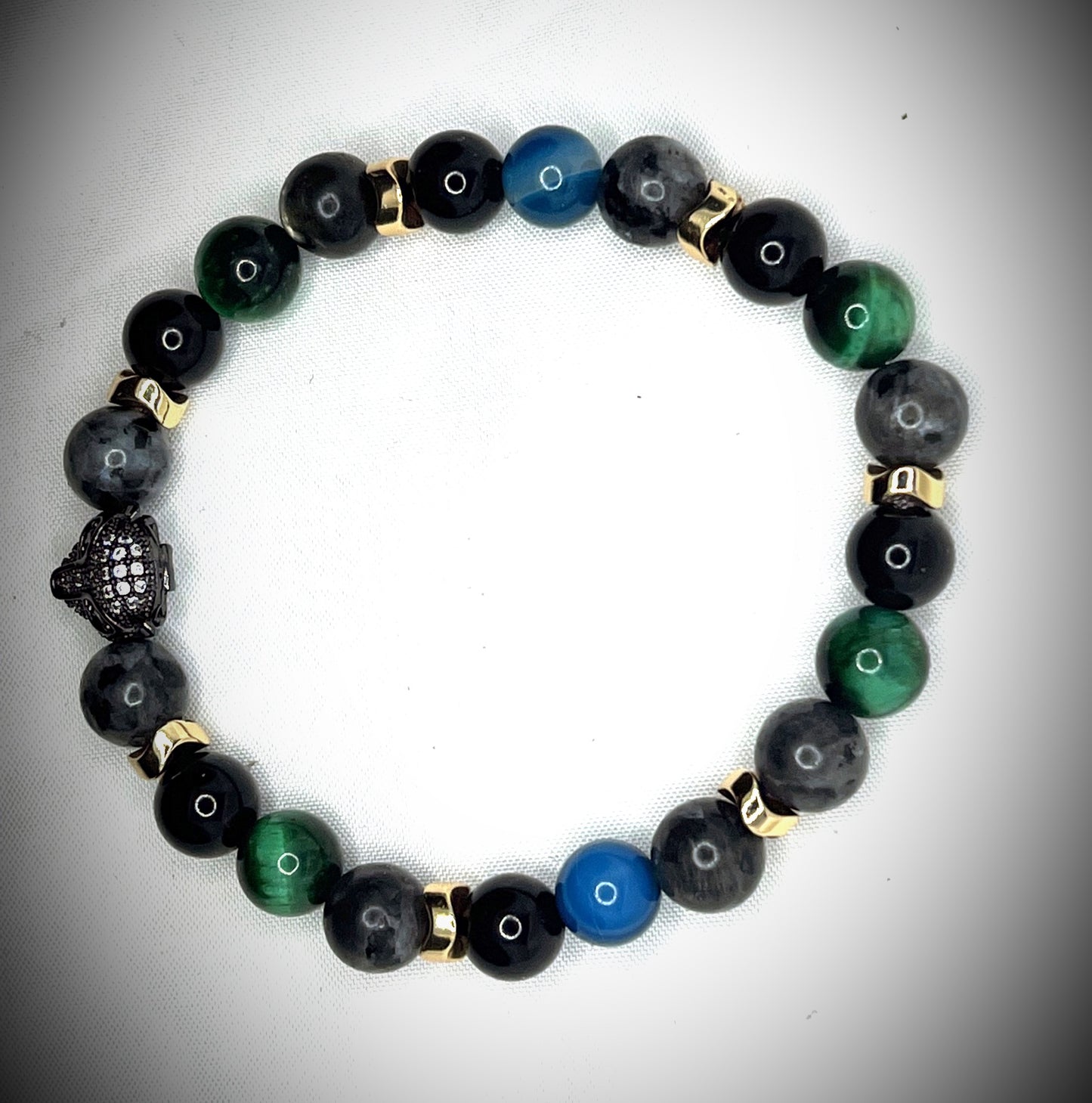 Panther face 7" Protection Bracelet image 1