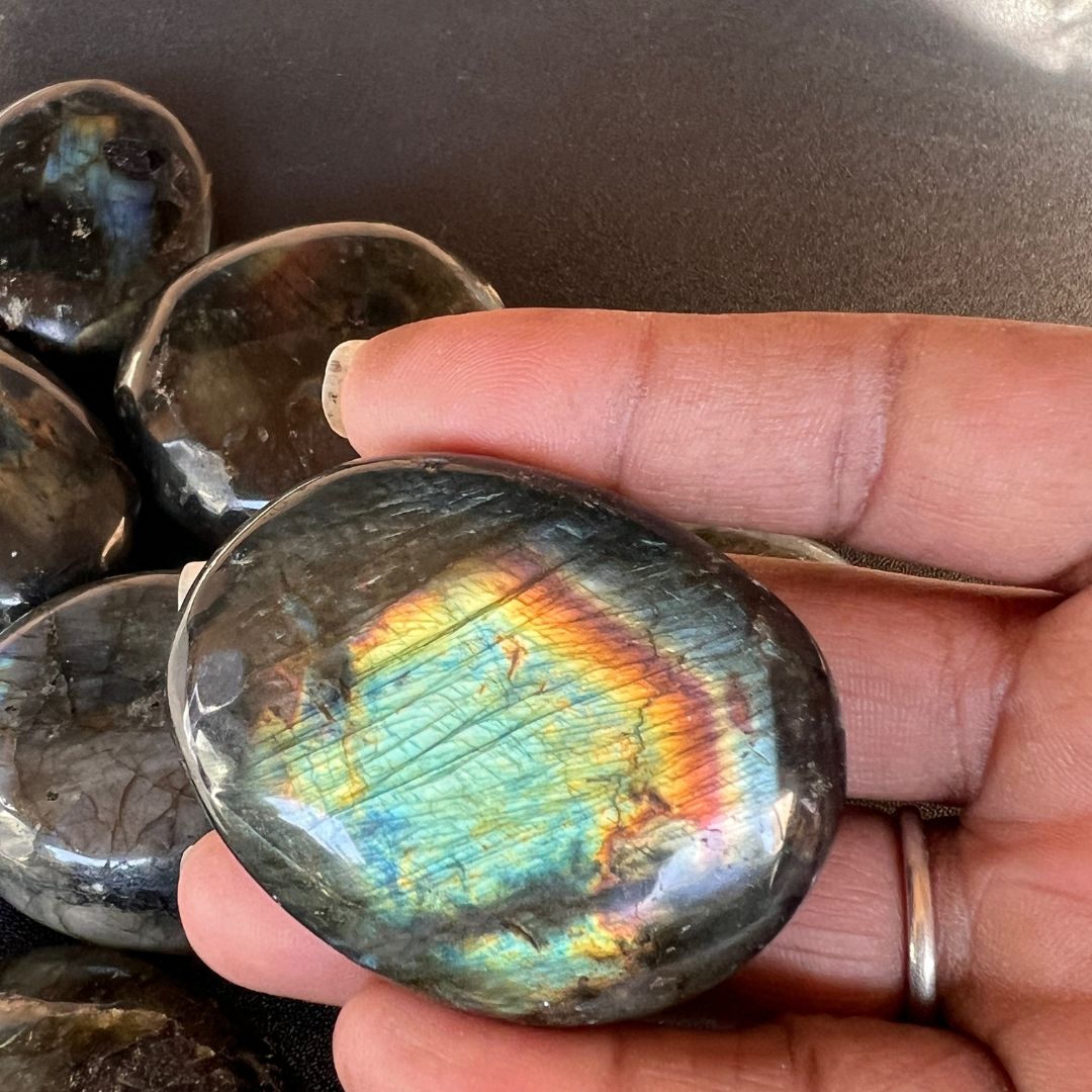 Labradorite Palm Stone
