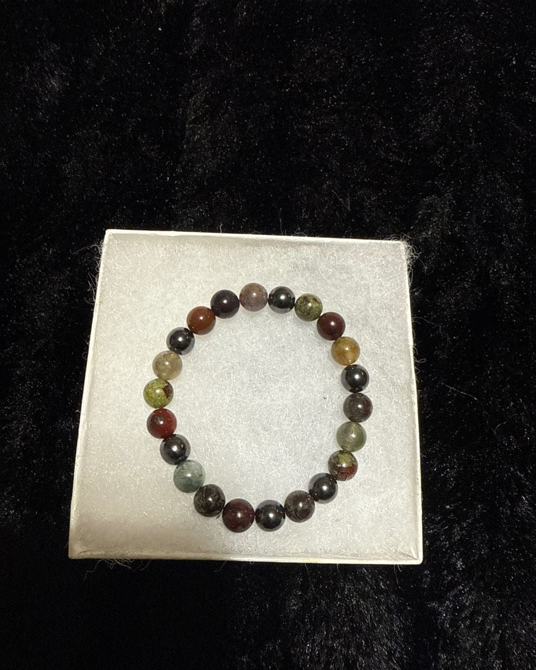 Dragons Blood, Australian Dragons Blood, and Bloodstone Bracelet