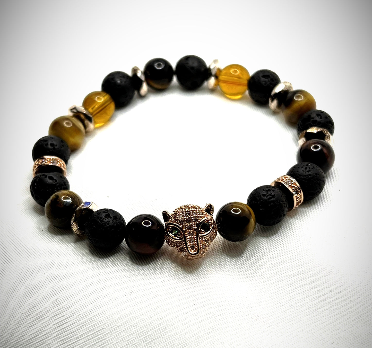 Panther face 7" Protection Bracelet image 5
