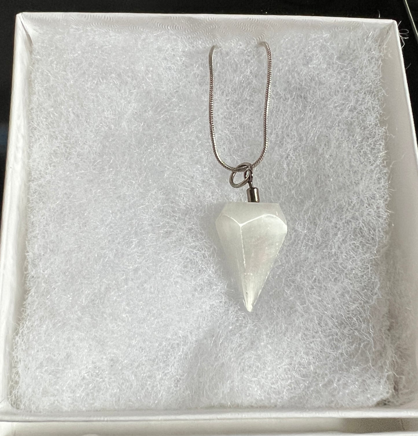 Genuine Selenite Necklace image 0