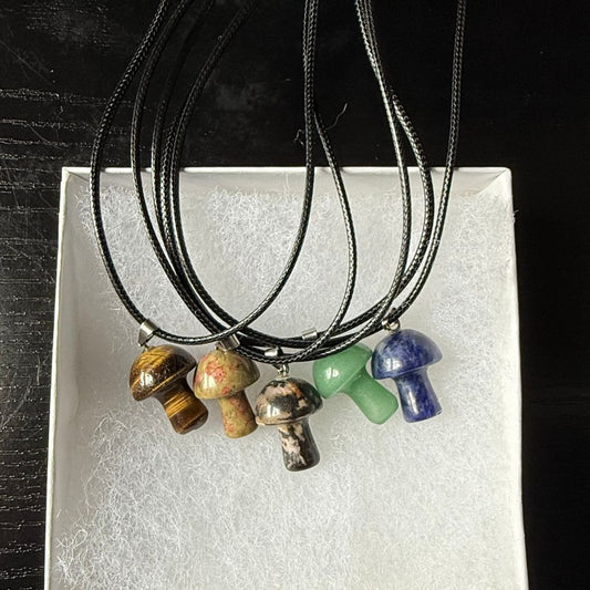 Mushroom necklaces