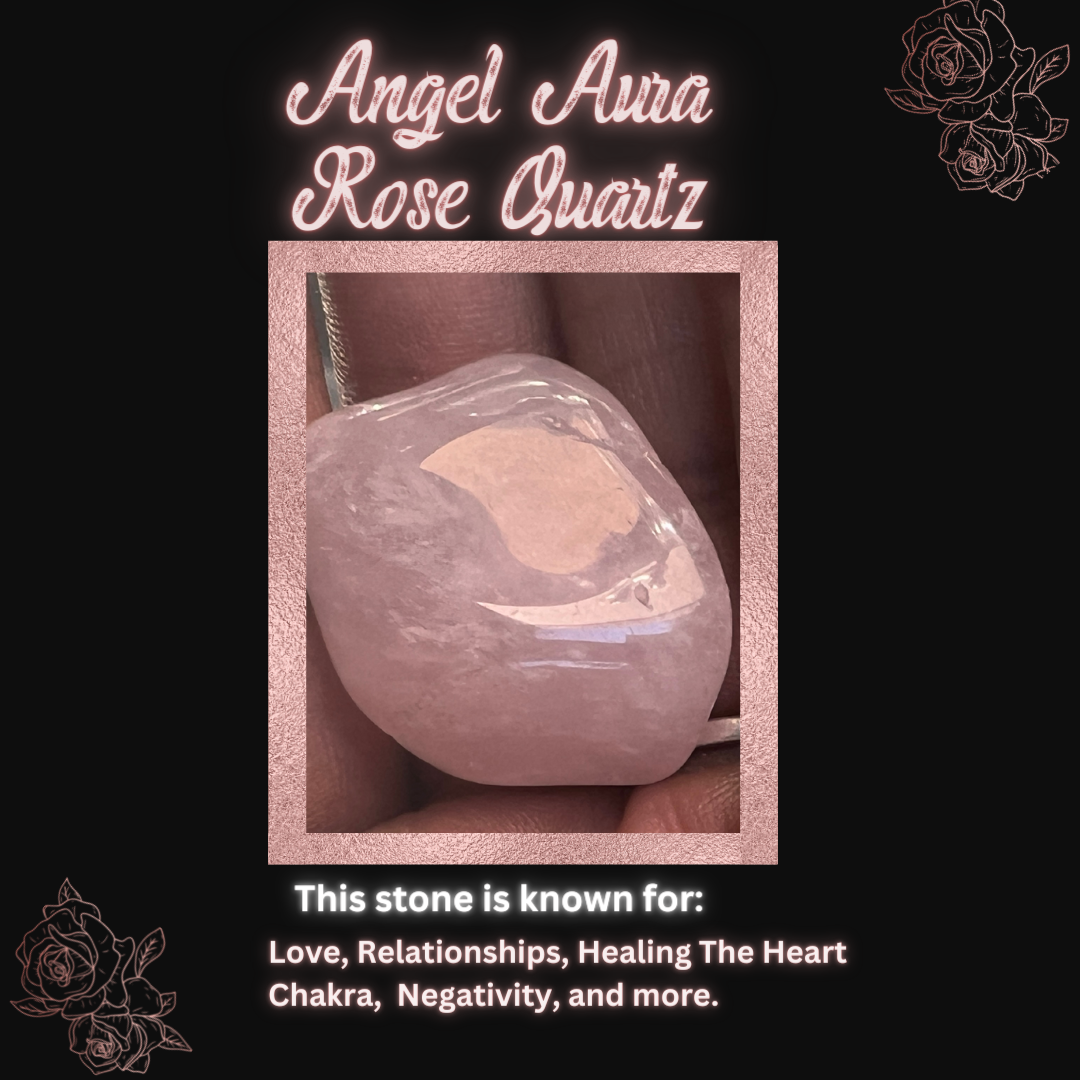 Angel Aura Rose Quartz image 2