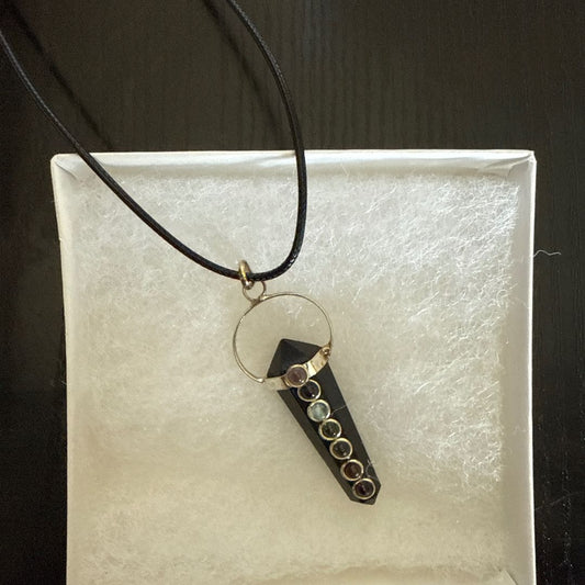 Black Tourmaline Chakra Necklaces