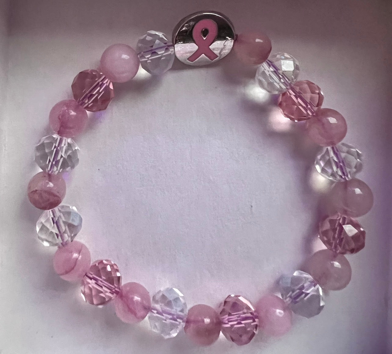 Breast Cancer Awareness Pink Ribbon Bracelets