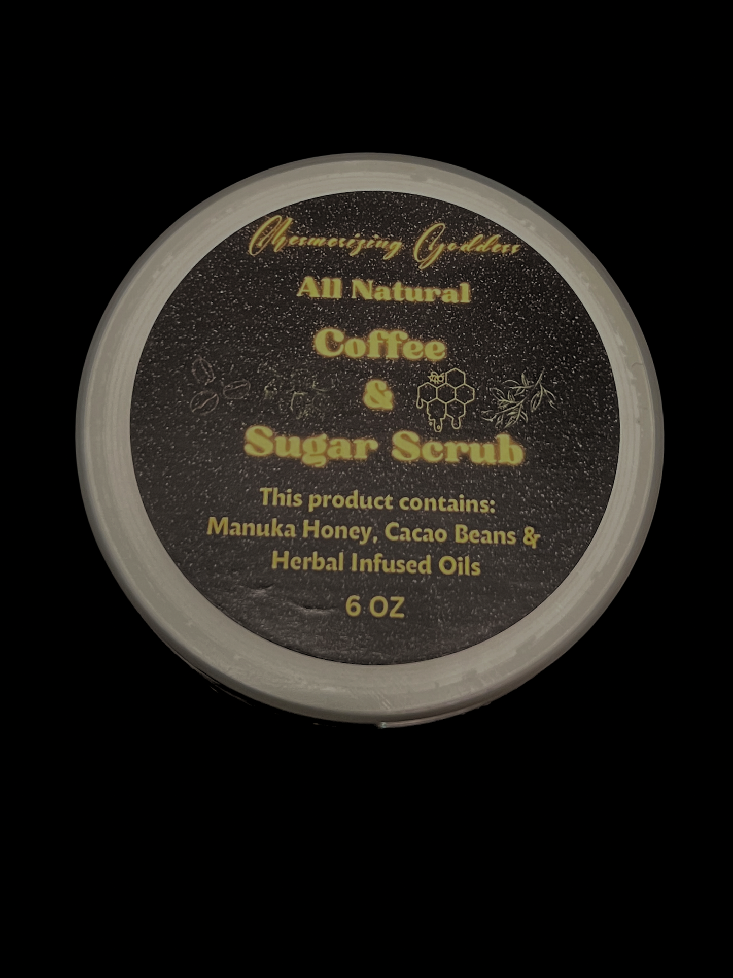 Herbal Infused Coffee and Sugar Scrub image 1
