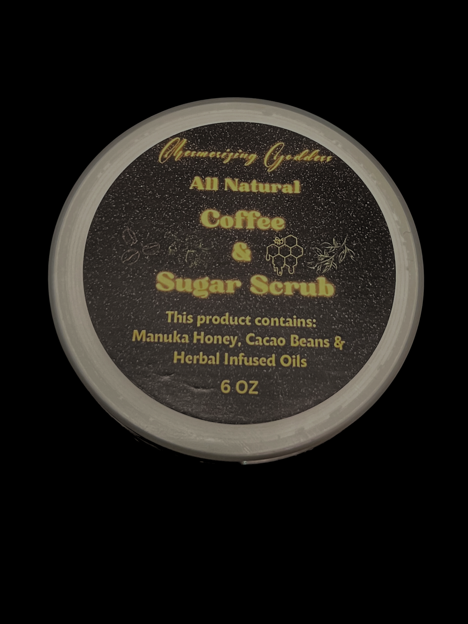 Herbal Infused Coffee and Sugar Scrub image 1